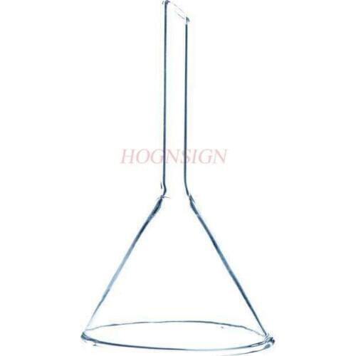Glass funnel 60mm diameter triangle funnel cone funnel chemical experiment equipment