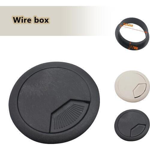 Drill Hole Dia Desk Wire Cord Cable Grommets Cover Table Protection Plastic Desk Table Grommert Cord Hole Cover For Home Office3