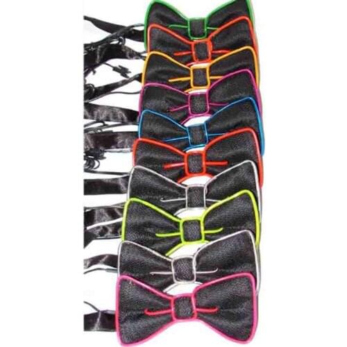 LED 10 Color Luminous Creative Design Tie Carnival Bar Club Christmas Holiday Cosplay Party Decoration Props Gift Children Adult