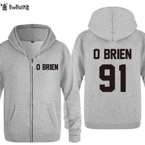 Zipper Hoodies Men Music Dylan O'Brien 91 Printed Mens Hoodie Hip Hop Fleece Long Sleeve Mans Jacket Sweatshirt Skate Tracksuit