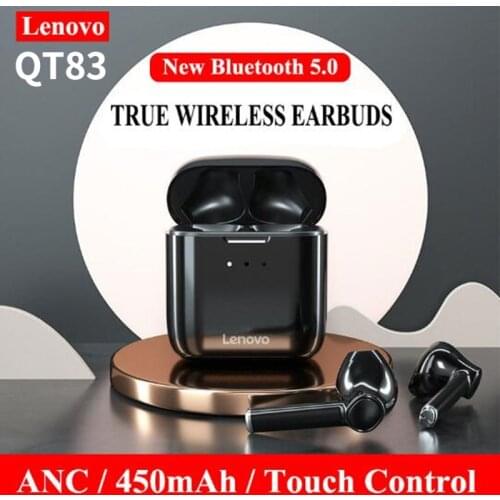 Lenovo QT83 TWS Earphones Bluetooth 5.0 Earphone Wireless Stereo Smart Touch Headset Running With Microphone