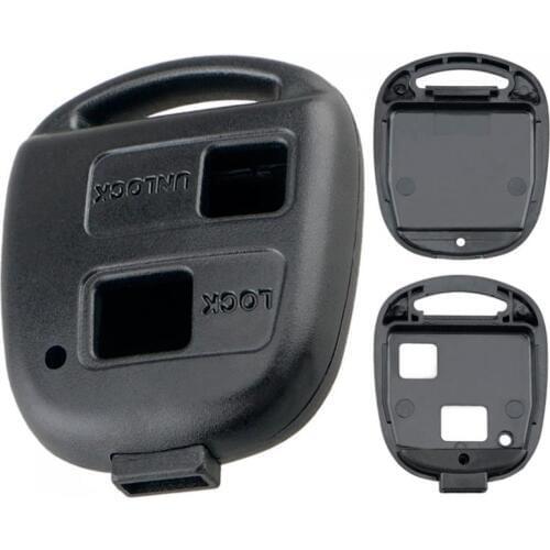 2 Buttons Remote Car Key Shell Case No Blade Fit for Toyota Corolla Land Cruiser YARIS CAMRY RAV4