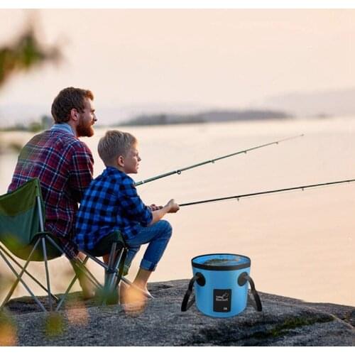 2Pack Multi Collapsible Bucket Bucket Portable Folding Bucket Water Container Fishing Bucket for Camping Hiking