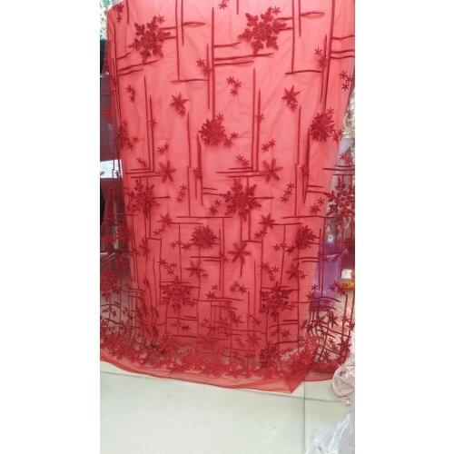 2018 New pattern 5yards/bag ZX031# Christmas ice and snow mesh lace fabric for bridal wedding dress/sawing Free shipping