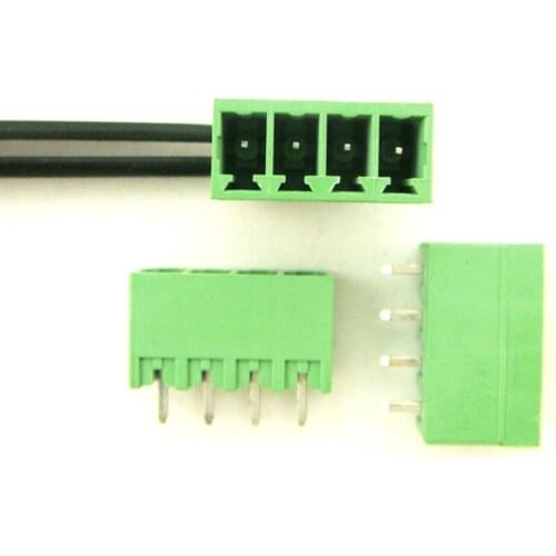 50pcs/lot) 15EDGVC-3.81-4P Straight Pin Terminal Block Connector Plug -in Pluggable type free shipping