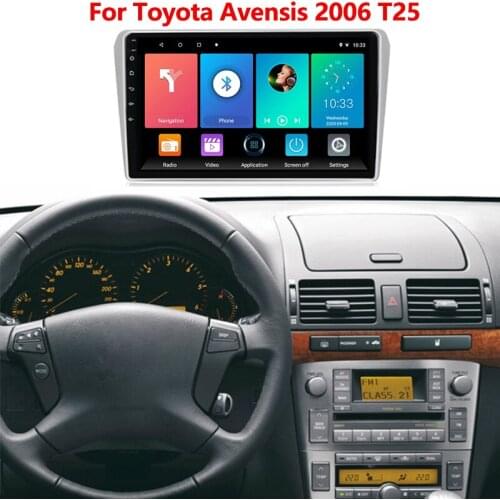 For Toyota Avensis 2006 T25 Car Multimedia Video Player Radio GPS Navigation Carplay Autoradio 2Din Head Unit Radio Automotivo