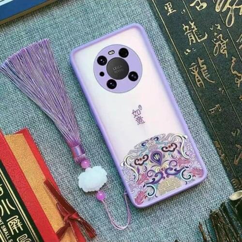 Mobile Case For Huawei Mate 30 Pro Fashion Phone Case Mate 30 Pro Cover For Huawei Mate 30Pro Chinese Fashion Style With Tassels