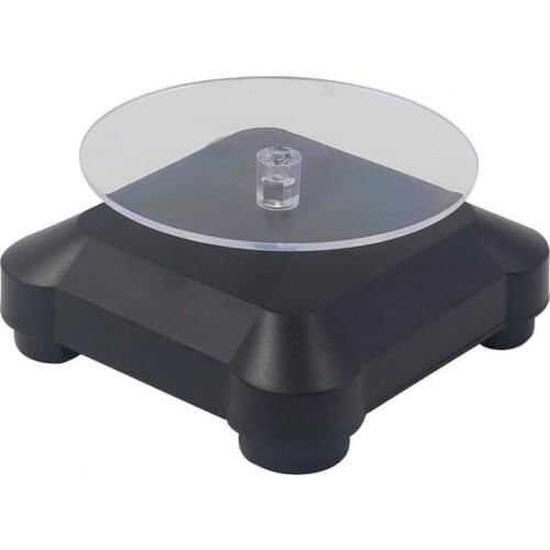 Display Support Wireless Anti-slip Plastic 360 Degree Electric Rotating Turntable Display Base for Model