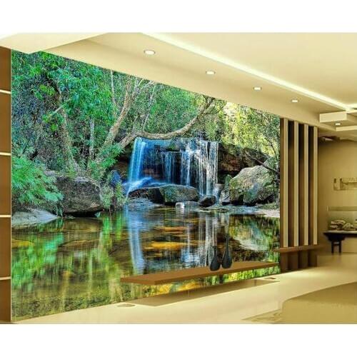 3d landscape wallpaper custom 3d wallpaper Falls Scenic Backdrop photo wall murals wallpaper mural 3d wallpaper