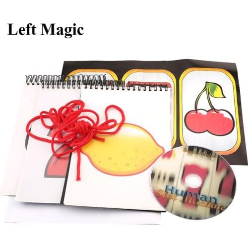 Human Slot Machine Magic Tricks Magician Prediction Magia Note Pad Close Up Stage Illusion Gimmick Prop Funny Mentalism