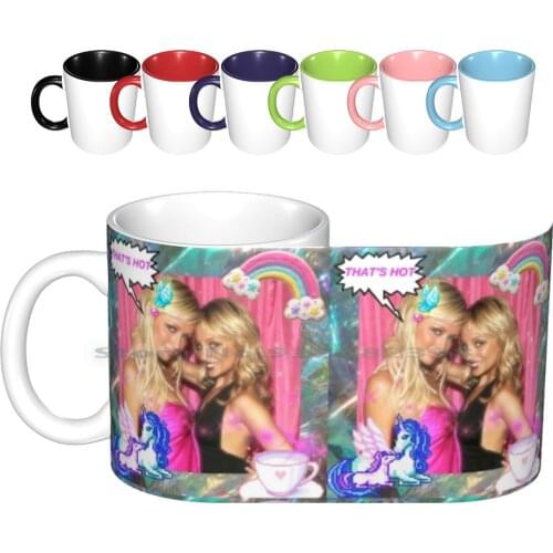 Paris & Nicole Ceramic Mugs Coffee Cups Milk Tea Mug Queer Queer Aesthetic Daddy Muscle Guy Muscle Men Lgbt Art Lgbtq Beautiful