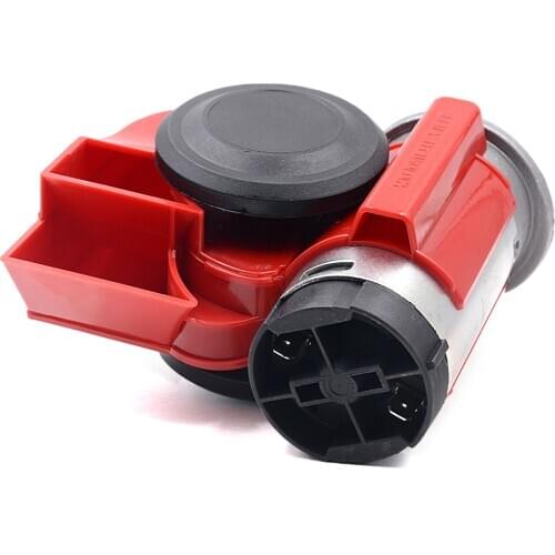 LAMJAD Vehicle 12V Super Loudly Air Horn Snail Compact Horns For Motorcycle Car Truck Boat RV Modification Parts