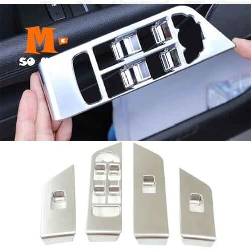 ABS Matte For Land Rover Range Rover Evoque 2012+ Car Door and window glass lifting switch cover trim car styling accessories 4s