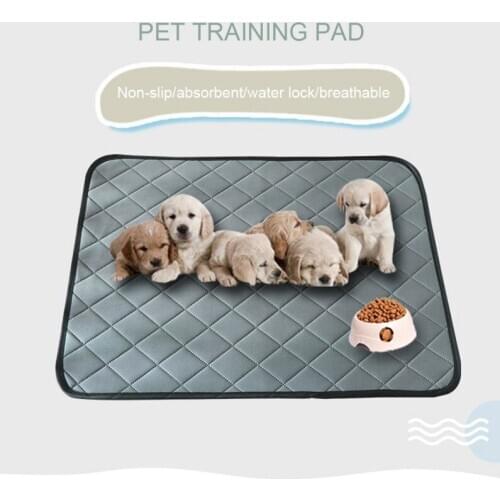 Washable Dog Pet Diaper Mat Urine Absorbent Environment Protect Diaper Mat Cool Pad 100*70cm Diamond