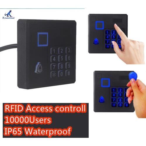 10000 Users Large Capacity IP65 Waterproof rfid card reader Keypad Access Control system Outdoor Low temperature work well