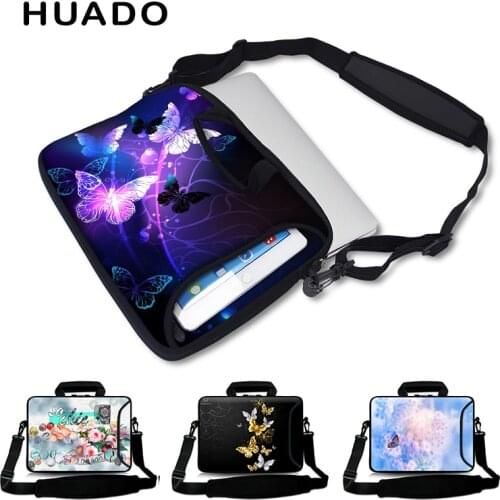 Butterfly Laptop Shoulder Bag 13.3" 14" 15.6" 17" Notebook Case Waterproof PC Pouch Cover for Macbook/Dell/Lenovo