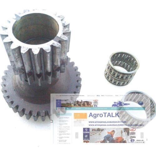 Sub shifting twin-gear with need bearing for KM454 554 tractor, parts number: 450.37.111