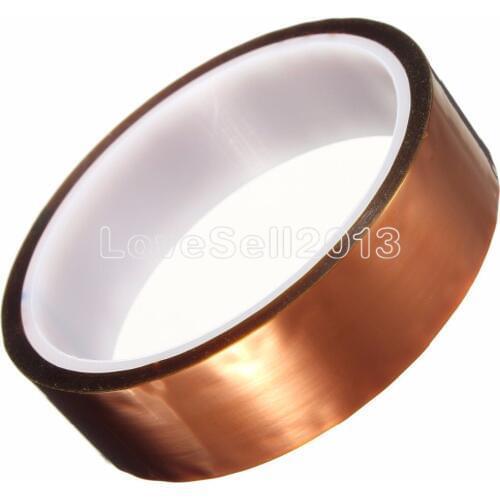 High quality 25mm x 30m Self-adhesive Tape High Temperature Heat Resistant Polyimide tape 260-300 Degree
