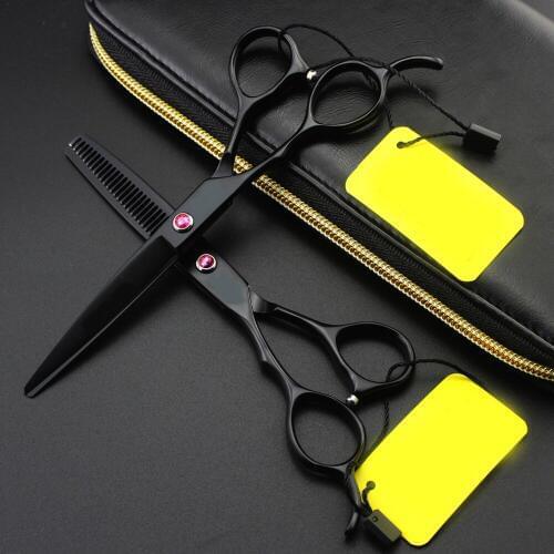 Japan Steel 5.5 6.0 left-hand Hairdressing Scissors Hair Professional Barber Scissors Set Hair Cutting Shears Scissor Haircut