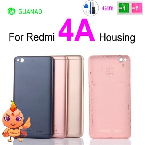 For Xiaomi Redmi 4A Battery Cover Rear Door Back Housing Case For Xiaomi Redmi 4A Back Battery Cover Middle Chassis Replacement