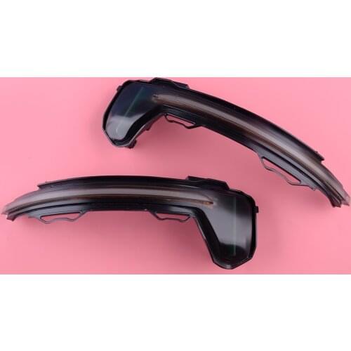 1 Pair Dynamic Turn Signal LED Side Rearview Mirror Sequential Light Lamp Indicator 2 Pin 12V Fit for VW Tiguan MK2 MK3 2019