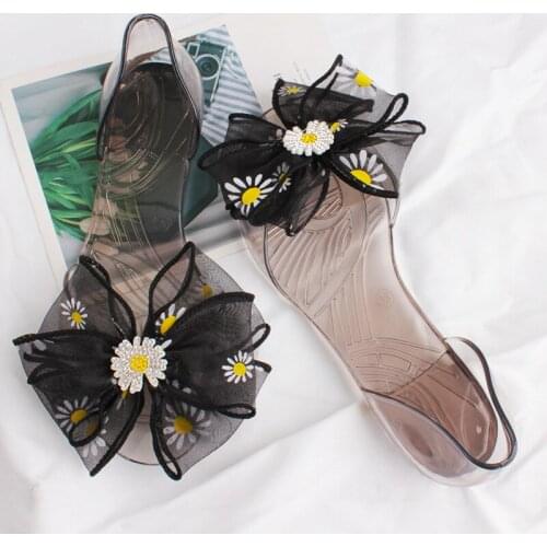 2021 Sandals womens outer wear spring and summer new fish mouth shoes soft outdoor candy color crystal Baotou slippers