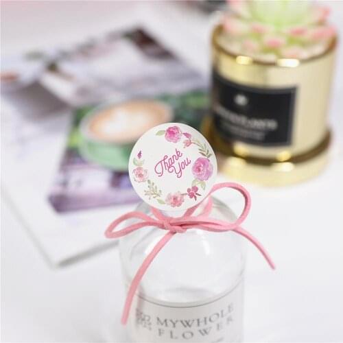 60-120pcs / bag Kraft Paper Label Sticker Round Love Heart Shape Sticker Label Stickers Scrapbooking For Party Gift Package