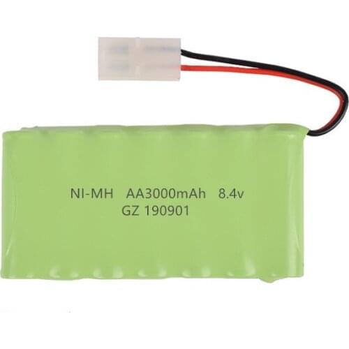 8.4v 3000mAh Battery Charger Sets For RC Car Robots Tanks Guns Boats 8.4v NiMH Battery Aa 2400mah 8.4v Rechargeable Battery Pack