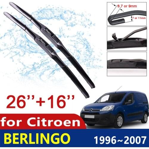 Car Wiper Blade for Citroen Berlingo MK1 1996~2007 Front Windscreen Windshield Brushes Car Accessories 1997 1998 1999 2000 2001