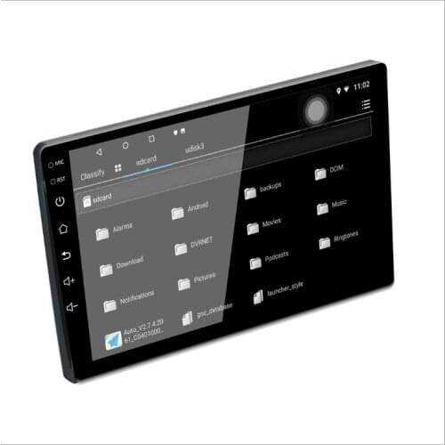 Hot Selling Android 4G car gps navigation universal audio video player car stereo with aux wifi lcd screen