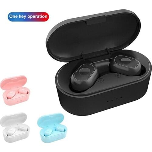 Y80 TWS Bluetooth-compatible 5.0 Wireless Stereo Noise Reduction Waterproof Earphones Wireless Volume Control for Phones