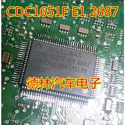 CDC1651F E1 2687 vulnerable spot chips commonly used car PC board