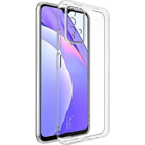 For Xiaomi Redmi 9T Case IMAK UX-5 Soft TPU Transparent Slim Phone Shell Silicone Back Cover Case for Xiaomi Redmi 9 Power
