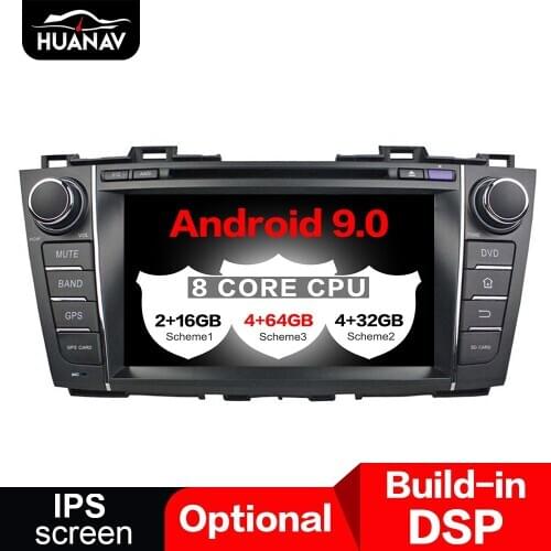DSP Android 9.0 Car GPS Navigation CD DVD Player head unit For Mazda 5 2009-2012 CAR radio Stereo multimedia player recorder NAV