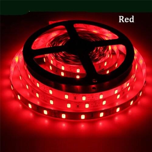 High Bright 1M/5M DC 12V Flexible LED Strip light 2835SMD IP20 Non-waterproof 60/300LEDs 10mm Blue/Green/Red/Yellow/RGB LED Tape