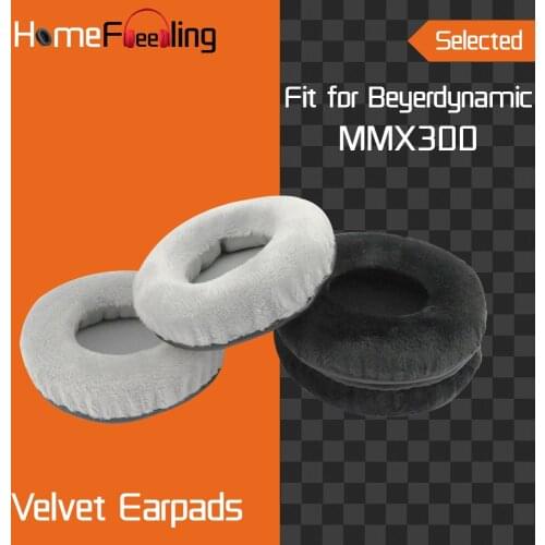 Homefeeling Earpads for Beyerdynamic MMX300 Headphones Earpad Cushions Covers Velvet Ear Pad Replacement