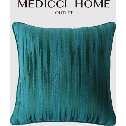 Medicci Jacquard Pillow Cover Precious And Magnificent Modern Abstract Emerald Green Hotel Living Room Bedroom Luxury Coussins
