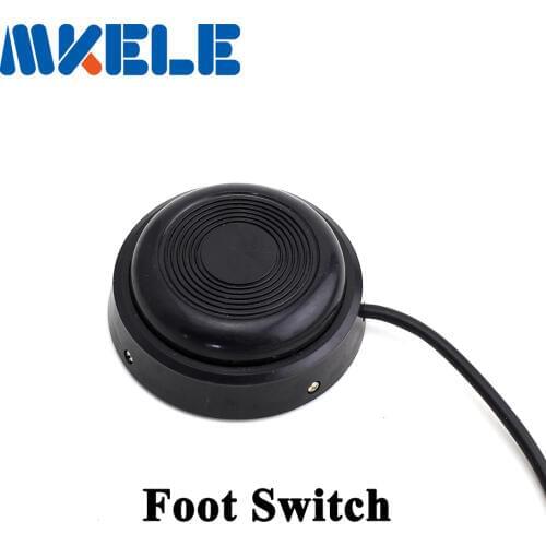 MKYDT1-8017 high accuracy on off round Foot Push Switch ,Two Inline Lamp Foot Push Switch Power Light Foot Switch