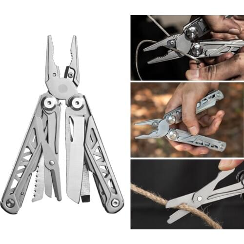EDC Camping Hardness HRC78K Multitool Plier Cable Wire Cutter Multifunctional Multi Tools Outdoor Camping Folding Knife Pliers