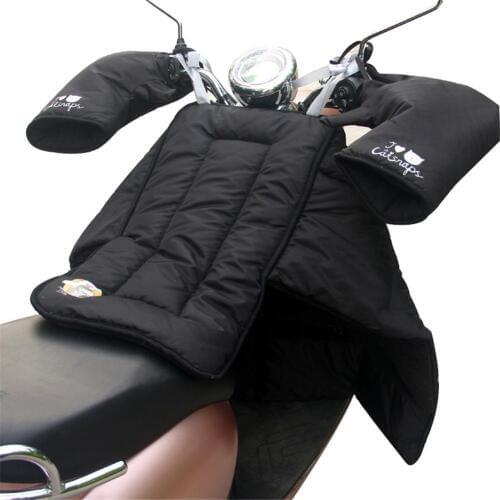Motorcycle Knee Pads Leg Lap Apron Cover Thickened Warm Keeping Down Cotton Waterproof Leg Cover Shield For Scooter In Winter