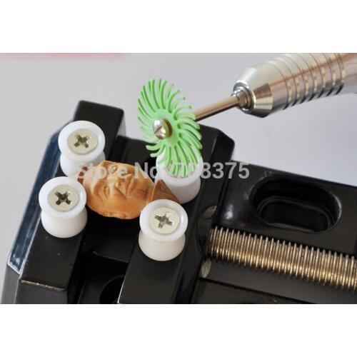 New 5pc/set Plastic Polishing Wheel Fine-draw grinding head Olive nuclear, woodcarving