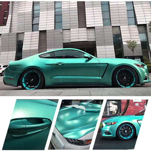 New CARBINS Vinyl Car Wrap Product! Eletric Tiffany Blue Color Wrapping Paper