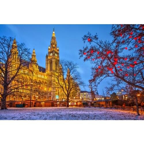 Charming Golden Castle High Quality Print Art Home Decor Unique Gift