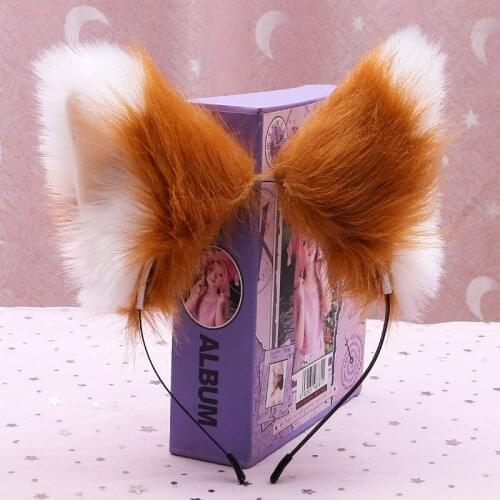 Fashion Cat Fox Ear Funny Hairband for Girl Kids Hair Accessories Headband Headwear For Fancy Dress Party Supplies Gift