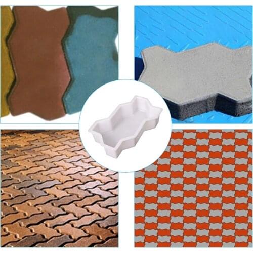 DIY Plastic Pavement Brick Concrete Stepping Stone Cement Mould Paving Road Mold Path Maker Garden Decoration Drop Shipping