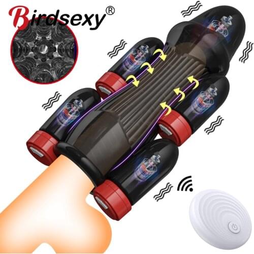 Sex Toys for Men Penis Trainer Glans Vibrator Penis Sleeve Enhancement Delay Lasting Glans Trainer Erection Male Masturbation