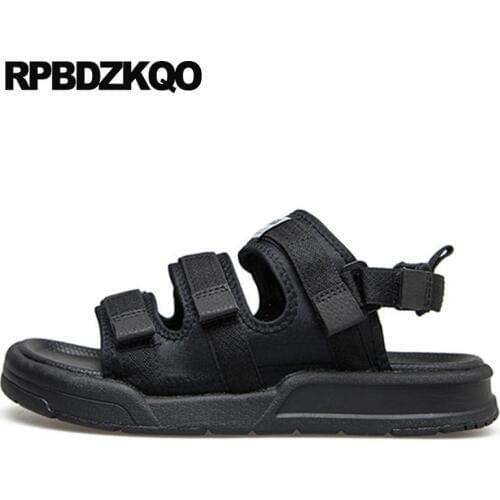 Sport Shoes Roman Mesh Mens Sandals 2019 Summer Outdoor Slides Purple Gladiator White Slippers Flat Black Large Size Fashion 45