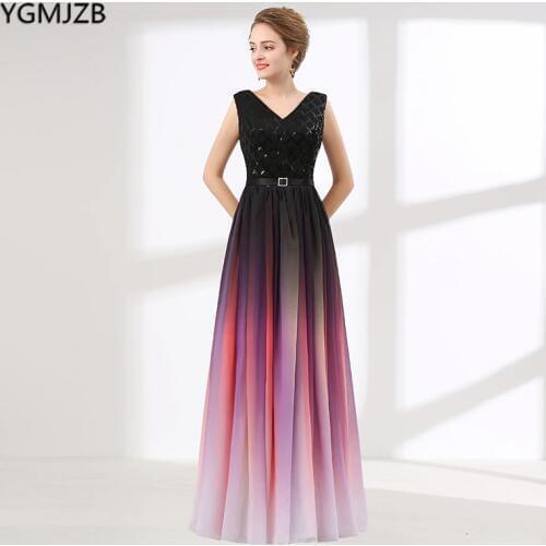 YGMJZB Womens Evening Chiffon Dresses