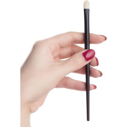 08 Professional Handmade Makeup Brushes Soft Saikoho Goat Hair Medium Eye Shadow Brush Ebony Handle Cosmetic Tool Make Up Brush