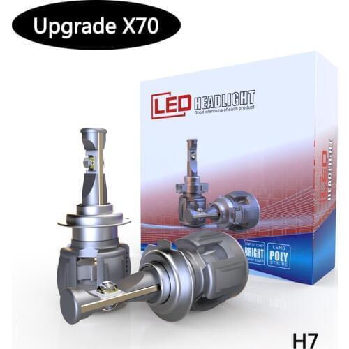 1 Set D1S D2S D3S D4S xhp70 Car Led Headlights Kit H7 H8/H11 9005 9006 9012 CREE Chip XHP70 Auto Front Fog Headlamp Car Lighting